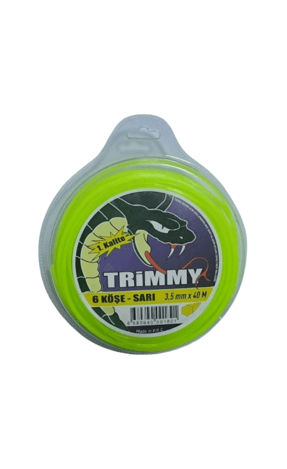 MİSİNA TRİMMY SARI 6 KÖŞE 3.3M 45M
